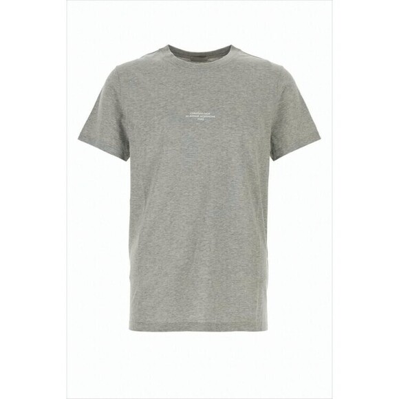 Dior Short-Sleeved Grey Cotton T-Shirt With Design - NWT